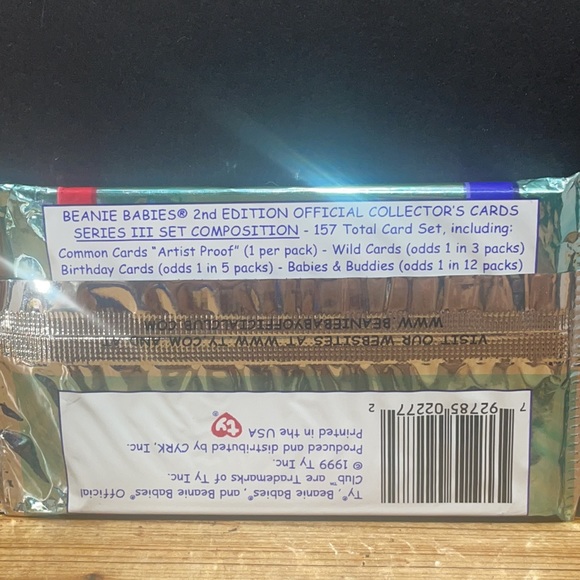Vintage - Ty "Beanie Babies" Collector's Cards Series III 2nd Edition - 3 packs - Picture 4 of 4
